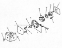 Part Location Diagram of 17851504560 Echo Shutter-choke